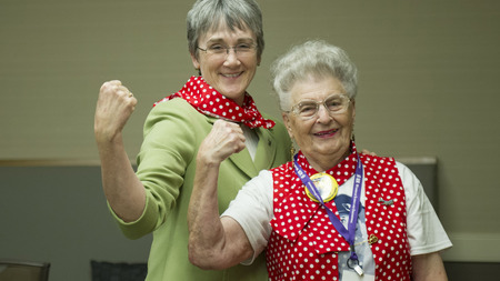 The Honorable Secretary Heather Wilson and Ms. Mae Krier